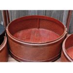Chinese Bamboo and Rattan Tiered Wedding Basket - Image 7