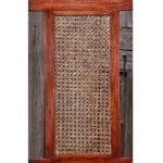 Reproduction Colonial-era Burmese Teak and Rattan Rocking Chair - Image 4