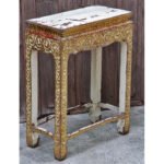 Thai Teak Medium Altar Table with Original Paint Remnants - Image 3