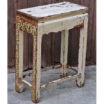 Thai Teak Medium Altar Table with Original Paint Remnants - Image 4