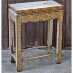 Thai Teak Medium Altar Table with Original Paint Remnants - Image 5