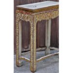 Thai Teak Medium Altar Table with Original Paint Remnants - Image 7