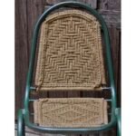 Indian Green Metal and Macrame Chairs - Image 5