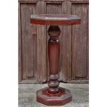 Indian Wood and Brass Octagonal Side-table - Image 5