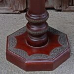 Indian Wood and Brass Octagonal Side-table - Image 7
