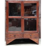 Rare Thai Teak Petchaburi-style Cabinet with Moke Wood Inlay - Image 6