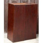 Rare Thai Teak Petchaburi-style Cabinet with Moke Wood Inlay - Image 7
